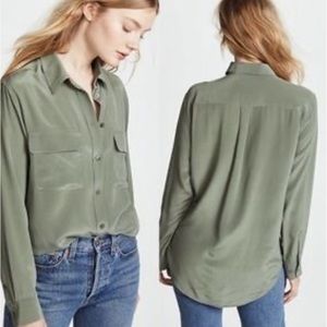 Equipment Femme Signature silk blouse